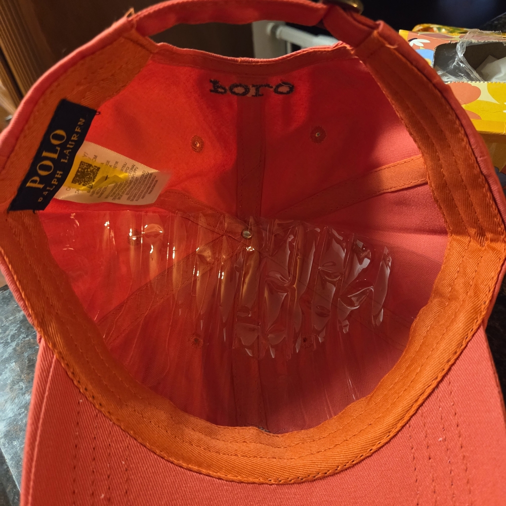 Ralph Lauren Vibrant Orange Polo Cap - Picture 3 of 5